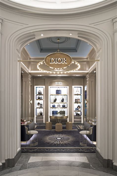 inside a dior shop